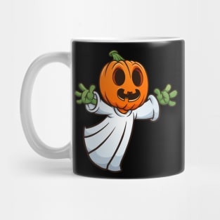 Halloween pumpkin ghost Mug